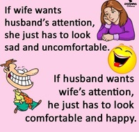 Wife and Husband seeking attention